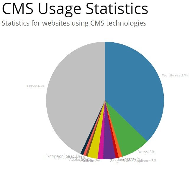 CMS technologies Web Usage Statistics