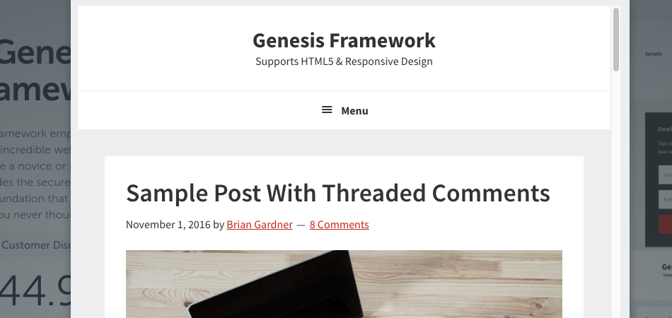 How to Remove the Word “Menu” from Responsive Menu in Genesis Themes